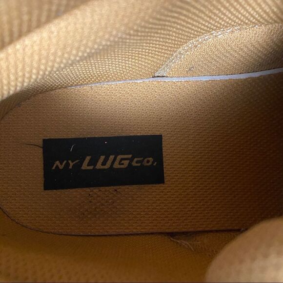 NY Lug Co Beige Winter Lace Up Boots Sz 6(Boys) - Picture 9 of 9